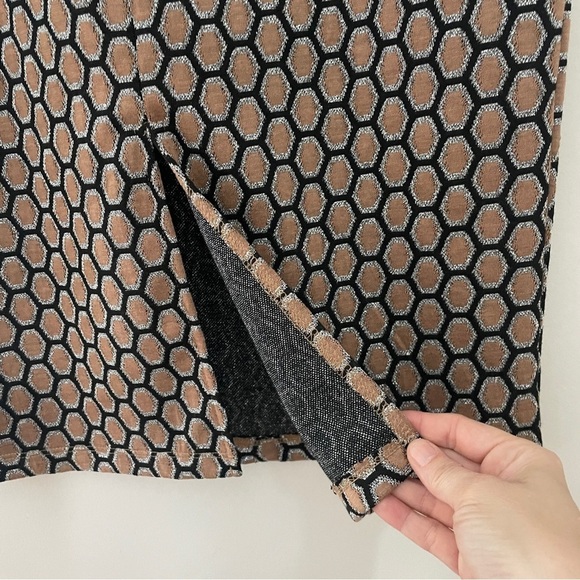 NWT GP&J Baker x H&M Metallic Pencil Skirt Medium - Picture 6 of 9